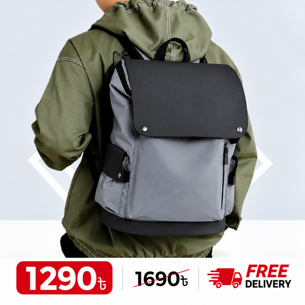 Japanese Style Tooling Functional Backpack – Stylish & Fashionable New Bag