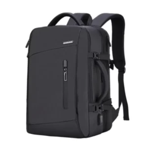 Rainar- 1278 | 19 Inch Premium Quality Laptop Business And Travel Backpack With USB Port (Black)